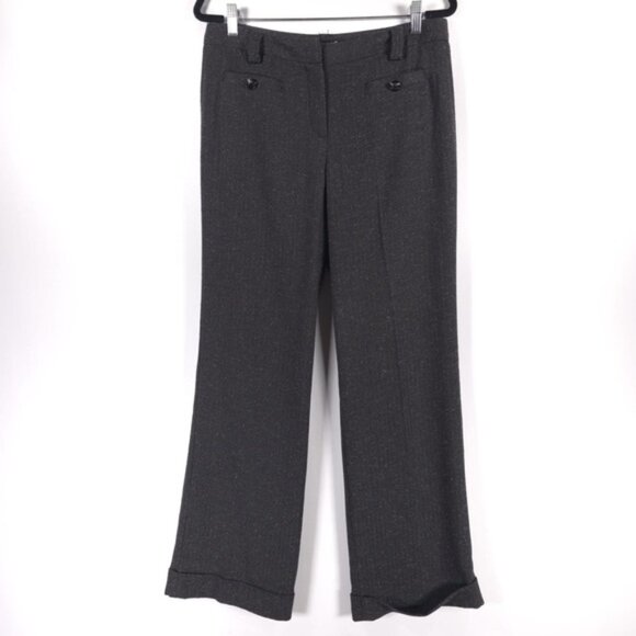SANDRO Sportswear Rayon Blend Straight Wide Suit Trousers Pants Slacks Size 10 - Picture 1 of 11